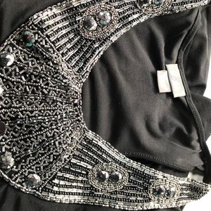 Beaded tank tunic Size L